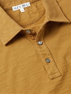 ALEX MILL - Standard Slub Cotton-Jersey Polo Shirt - Yellow