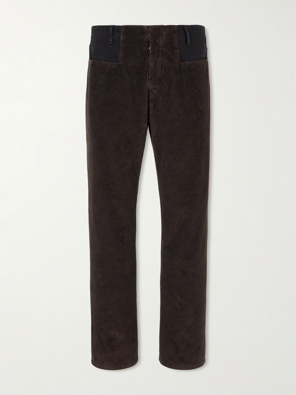 Maison Margiela - Straight-Leg Cotton-Corduroy Trousers - Brown