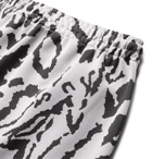 Needles - Leopard-Jacquard Track Pants - White