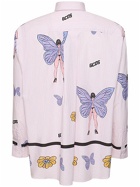 GCDS - Butterfly Logo Cotton Poplin Shirt