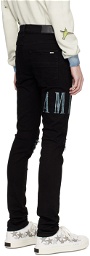 AMIRI Black Crystal Jeans