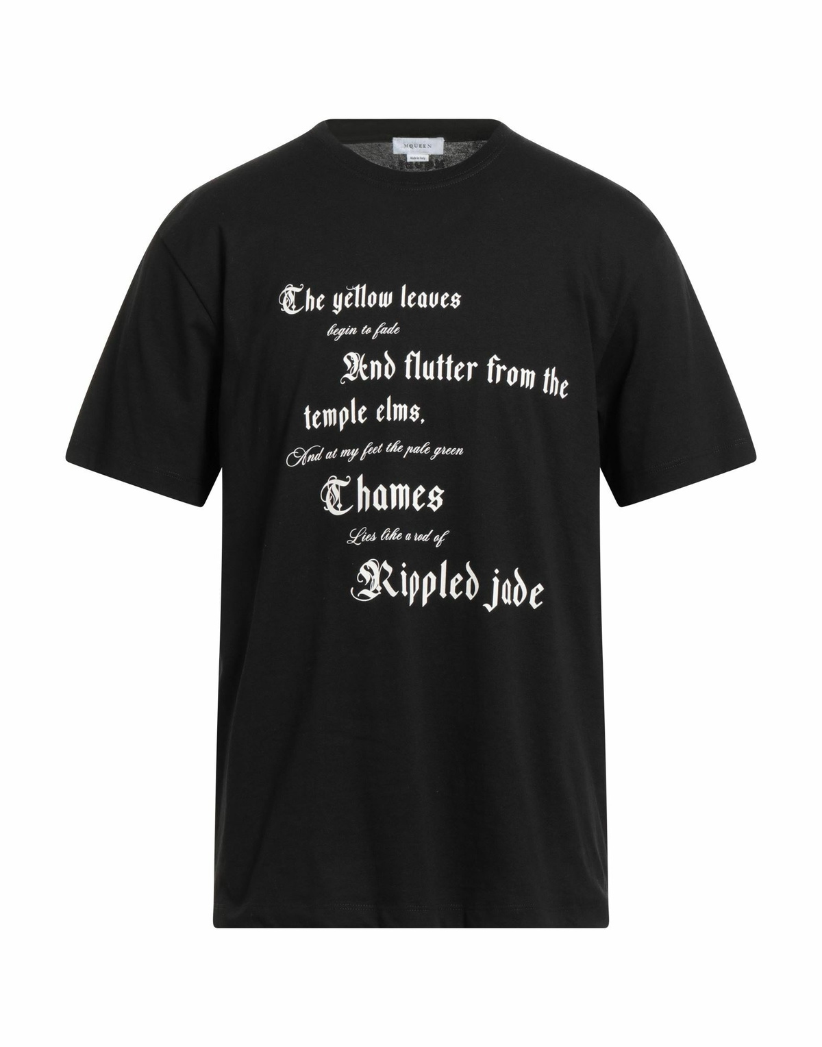 Mcqueen Mens T-shirt in Black