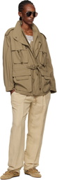 Isabel Marant Brown Beriza Cotton Canvas Jacket