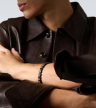 David Yurman Hex black titanium bracelet with black diamonds