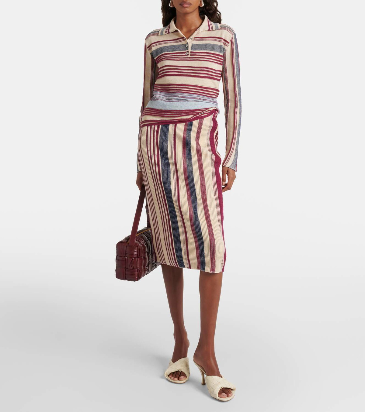 Bottega Veneta Blink 80 leather mules Bottega Veneta