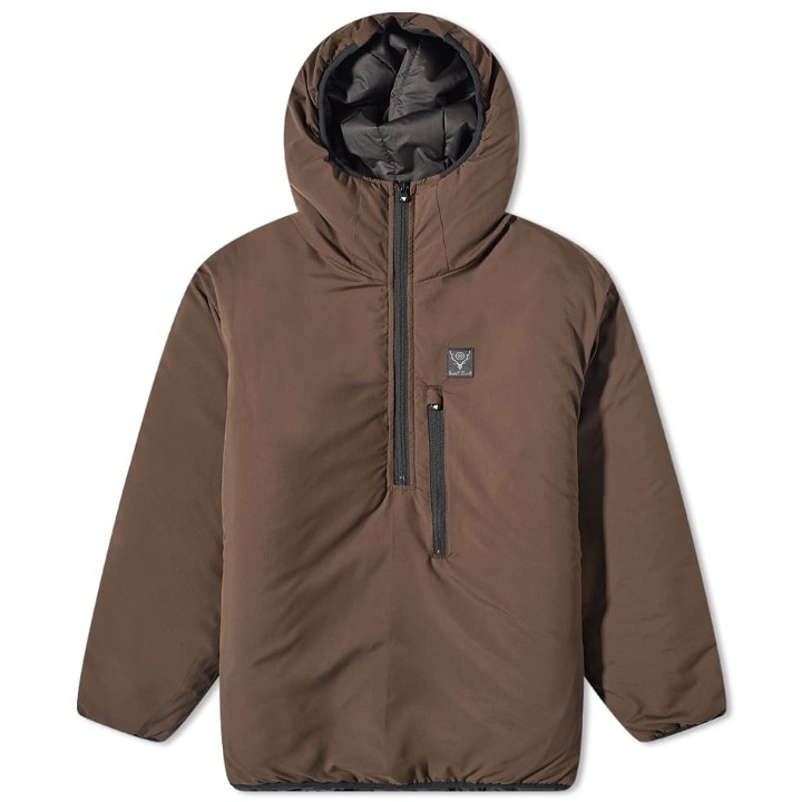 Photo: South2 West8 Men's Insulator Parka Jacket in Brown