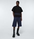 Jil Sander - Cotton wide-leg bermuda shorts