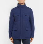 Loro Piana - Storm System Reversible Cashmere-Jersey Field Jacket - Blue