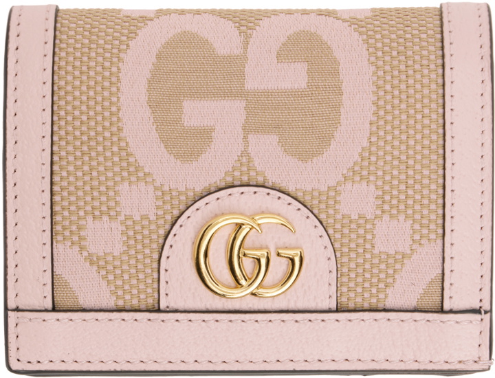Photo: Gucci Pink Ophidia GG Card Holder