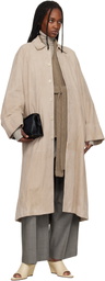 Lauren Manoogian Beige Suede Car Coat