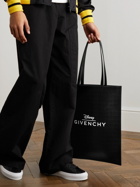 Givenchy - Disney Logo-Print Leather-Trimmed Coated-Canvas Tote Bag