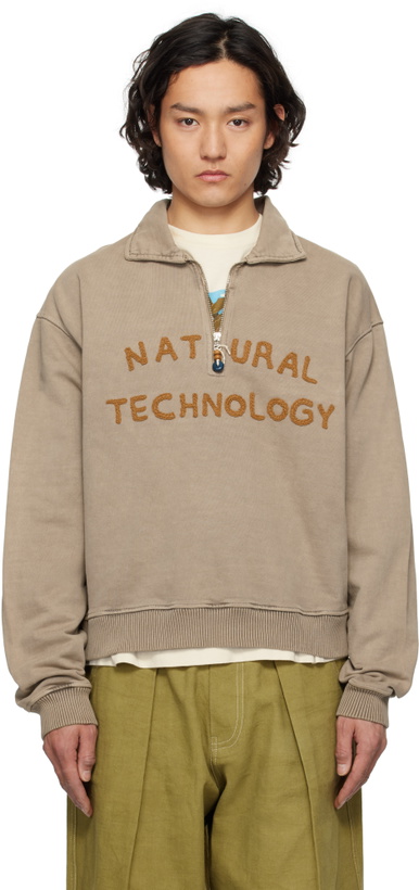 Photo: Story mfg. Brown Geo Sweatshirt