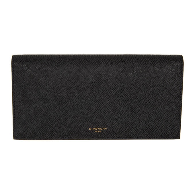 Photo: Givenchy Black Eros Long Flap Wallet