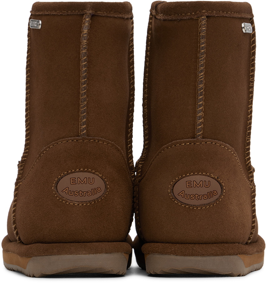 EMU Kids Brown Brumby Lo Boots