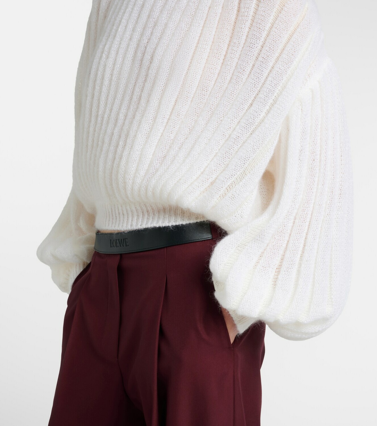 Loewe Mohair and cotton-blend sweater