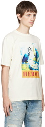 Heron Preston White Halftone Heron T-shirt