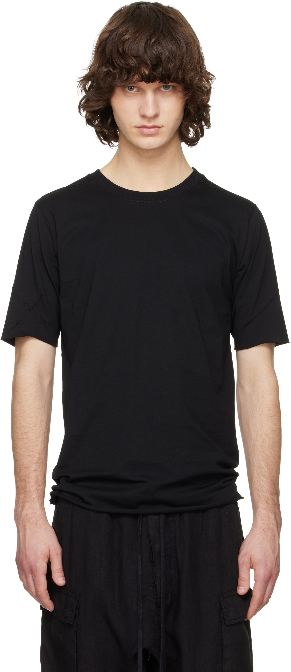 thom/krom Black M TS 833 Long Sleeve T-shirt thom/krom