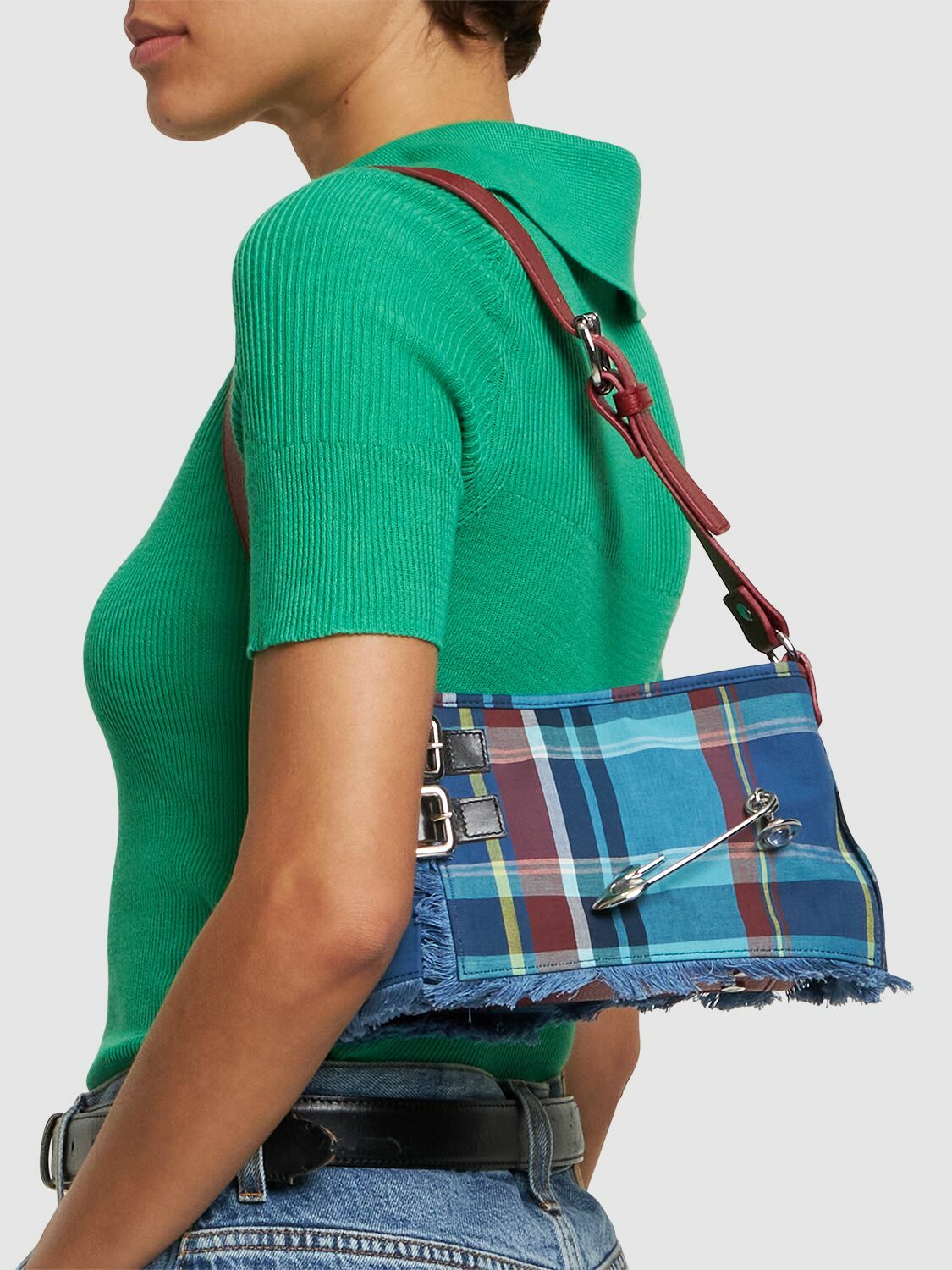 ショルダーバッグ・ポシェット Vivienne Westwood Printed Fabric Heather Shoulder Bag ショルダーバッグ・ポシェット Vivienne Westwood Printed