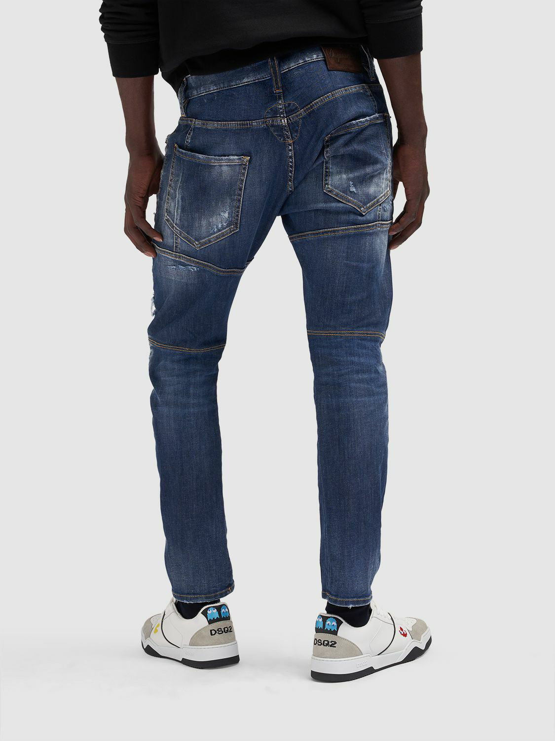 Tidy Biker Stretch Cotton Denim Jeans