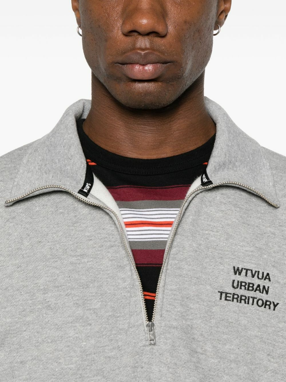 WTAPS PRTC / SWEATER ASH GRAY XL