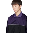 Name. Purple Polo Long Sleeve Shirt