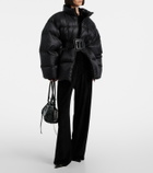 Balenciaga Hourglass belted down jacket