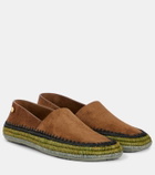 Loewe Paula's Ibiza Rio suede slip-on shoes