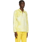 Helmut Lang Yellow Half-Zip Sweatshirt