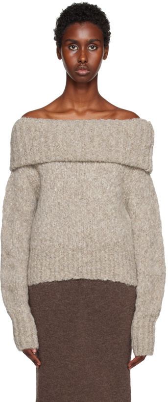 Photo: Paloma Wool Taupe Carlota Sweater