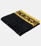 Versace Home I Love Baroque cotton terry beach towel