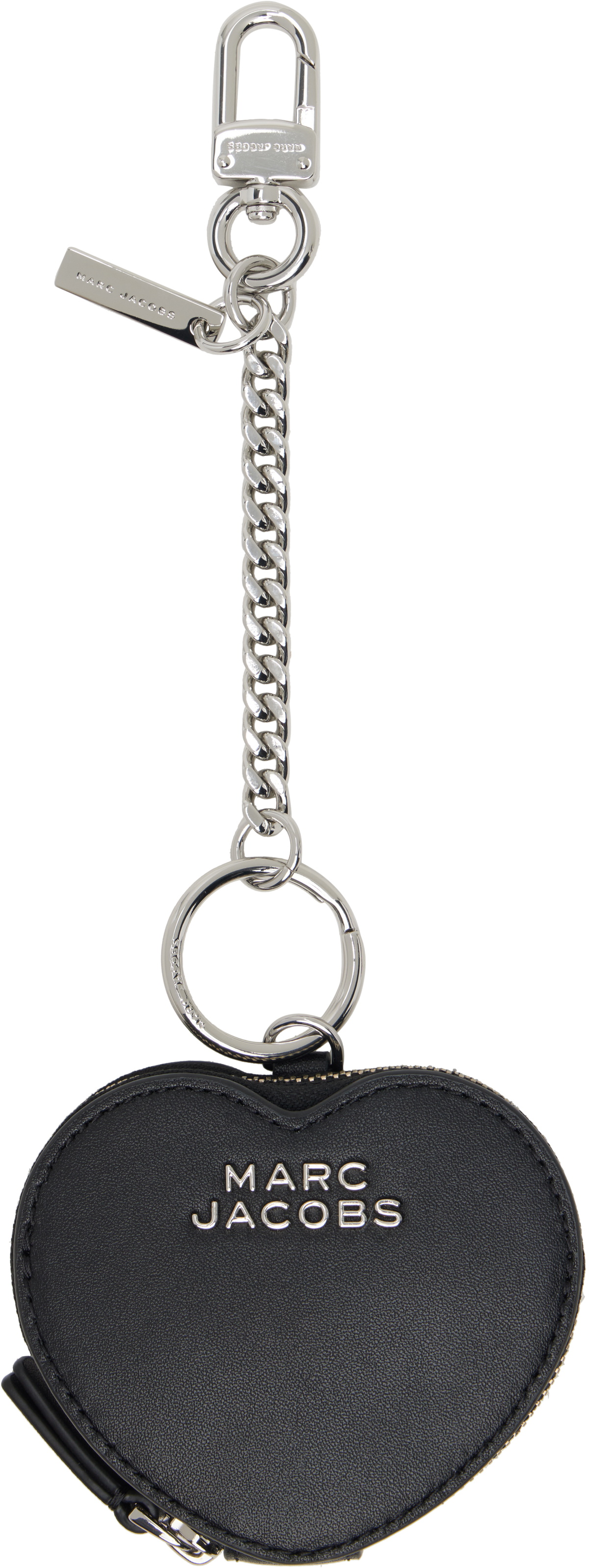 Marc Jacobs Black 'The Heart Pouch' Bag Charm