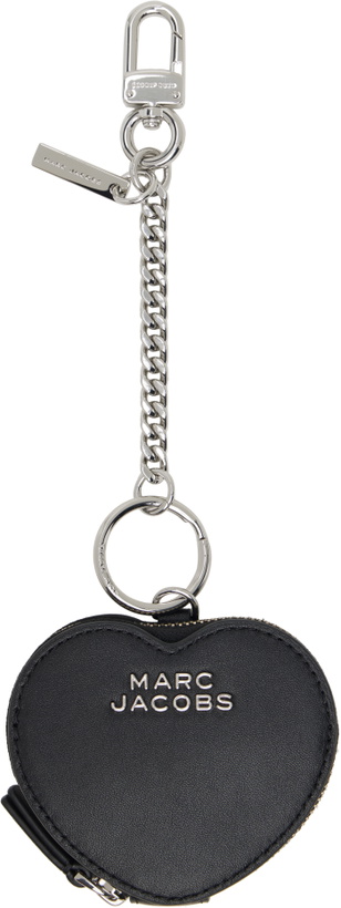 Photo: Marc Jacobs Black 'The Heart Pouch' Bag Charm