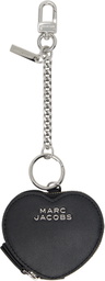 Marc Jacobs Black 'The Heart Pouch' Bag Charm