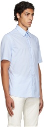 Dunhill Blue D-Series Short Sleeve Shirt