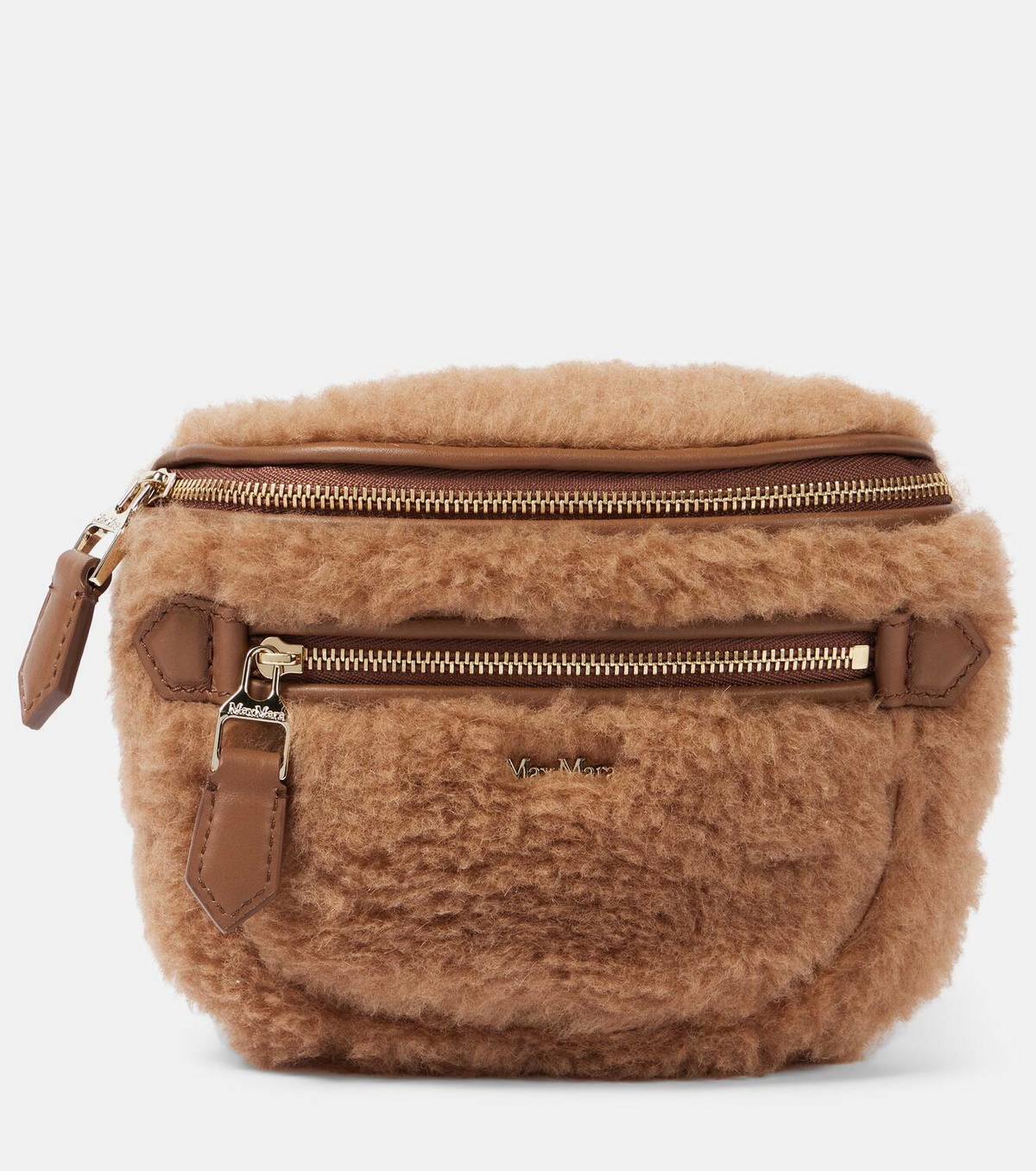 〻MaxMara/BANANEバナネminiテディベルトバック〻 Max Mara Banane Mini teddy belt bag Max Mara