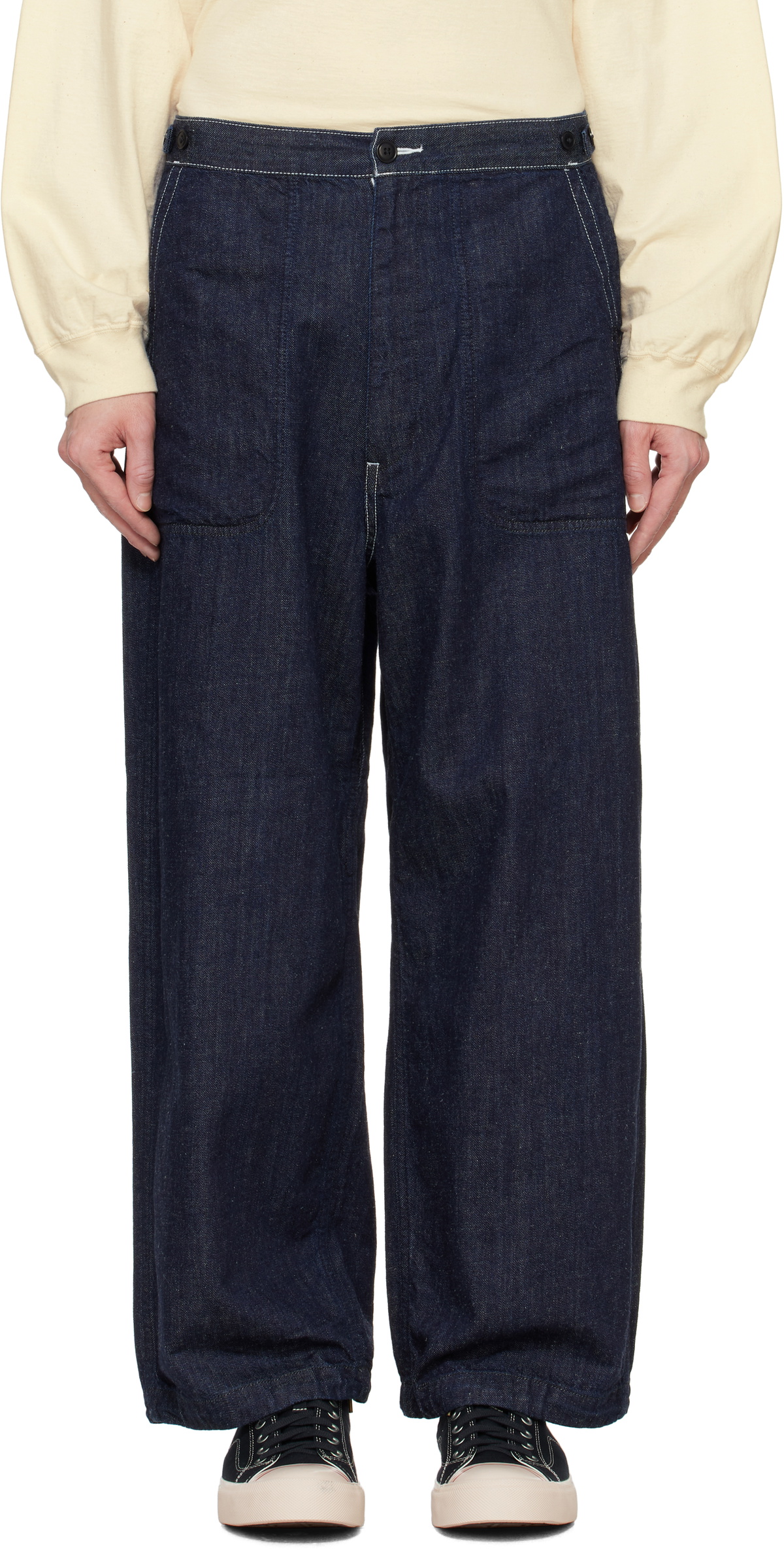 nanamica Indigo Work Jeans Nanamica