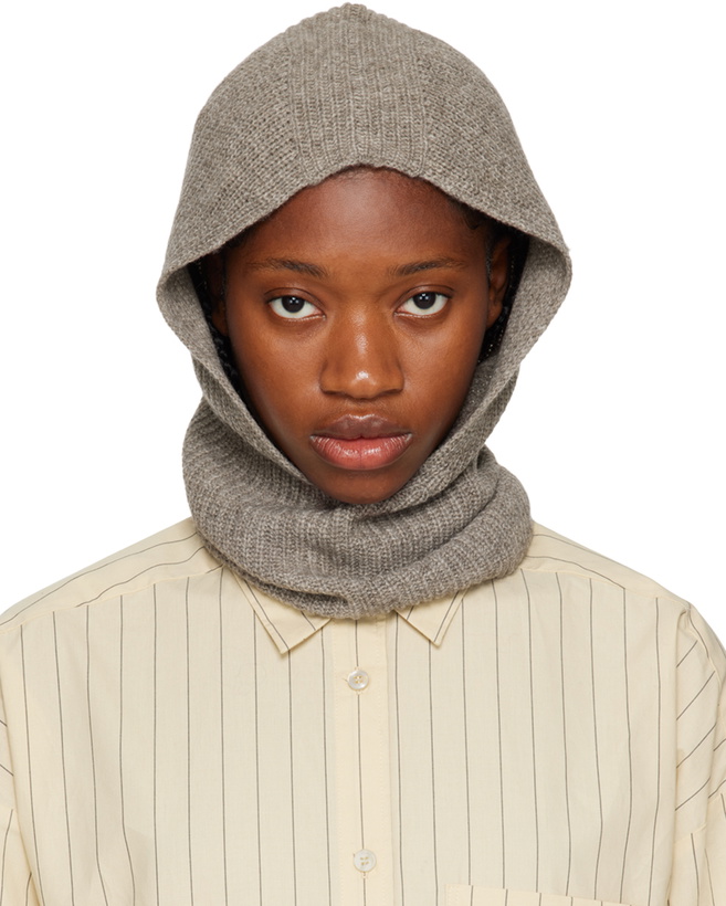 Photo: by Malene Birger Taupe Renima Balaclava
