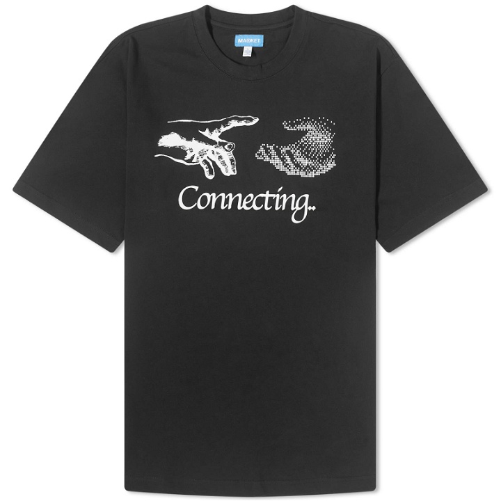 Photo: MARKET Men's Connecting T-Shirt in Black