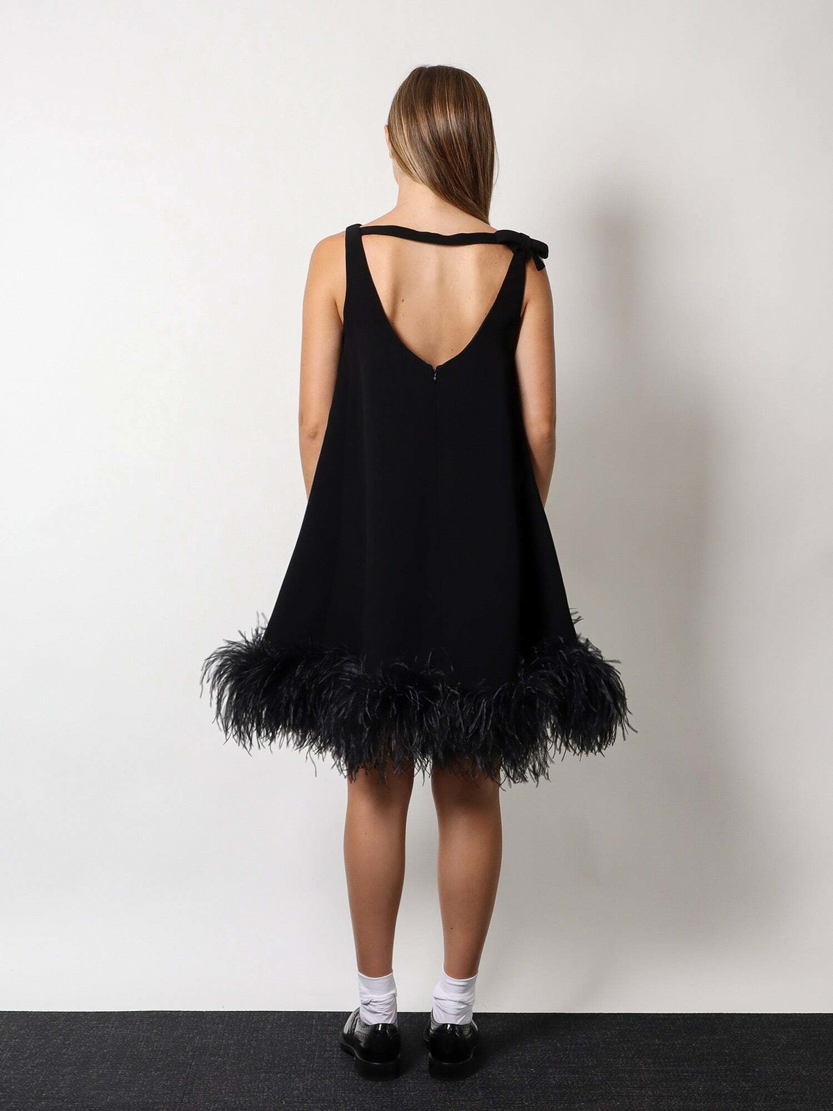 Valentino Dress Black Womens