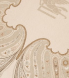 Etro Pegaso paisley cotton velvet cushion