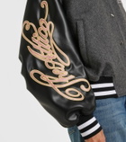 The Attico Wool-blend varsity jacket