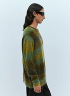 Song for the Mute Distressed Oversized Mohair Sweater