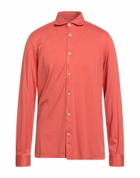 Fedeli Mens Shirt in Orange