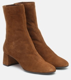 Aquazzura Saint Honoré 50 suede ankle boots