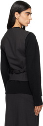 Loulou Studio Gray Teora Vest