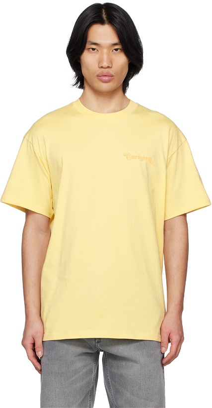 Photo: Carhartt Work In Progress Yellow Fez T-Shirt