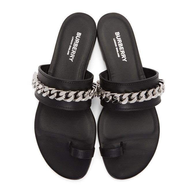 Burberry Black Heidi Sandals Burberry