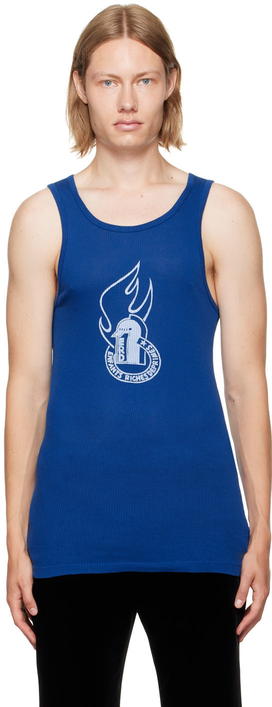 Enfants Riches Déprimés Blue Racecar Tank Top Enfants Riches Deprimes