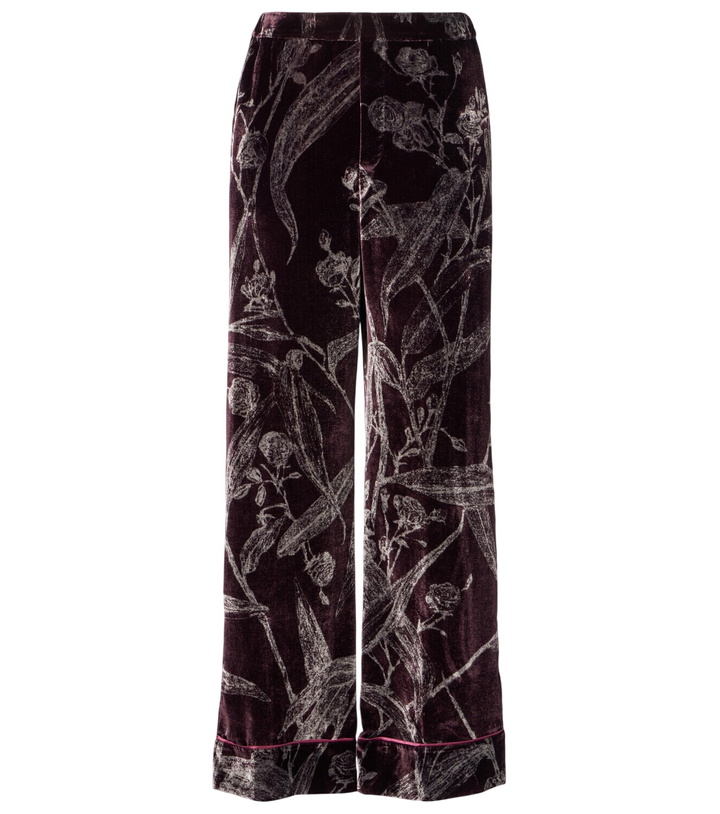 Photo: La DoubleJ Floral satin pajama pants
