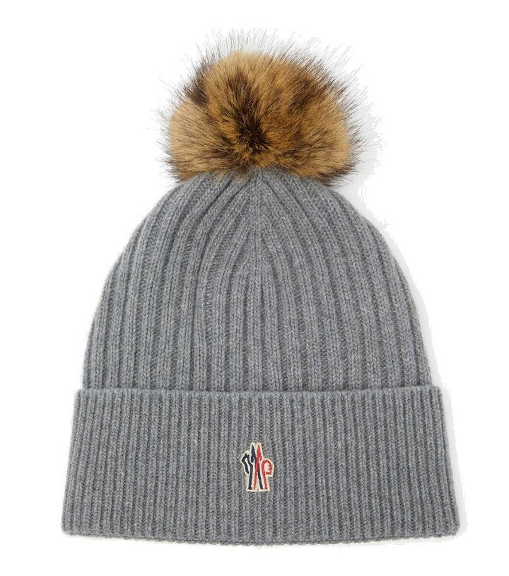 Photo: Moncler Grenoble Ribbed-knit cashmere and wool beanie